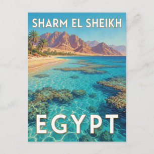 Sharm El Sheikh Ägypten Rotes Meer Landschaft Postkarte
