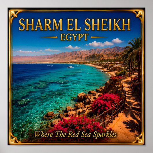 Sharm El Sheikh Ägypten Rotes Meer Poster (Vorne)