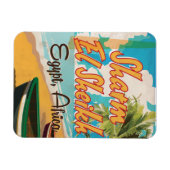 Sharm El Sheikh - Reiseplakat für Ägypten Magnet (Horizontal)