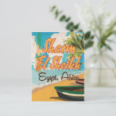 Sharm El Sheikh - Reiseplakat für Ägypten Postkarte (Stehend Vorderseite)