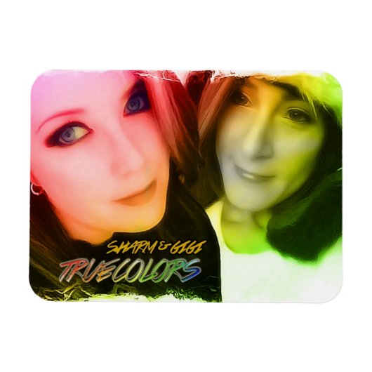 Sharm & Gigi: Wahres Farbenmagnet Magnet (Horizontal)