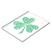 Sharmocks für den St. Patrick's Day Notizblock (Linke Seite)