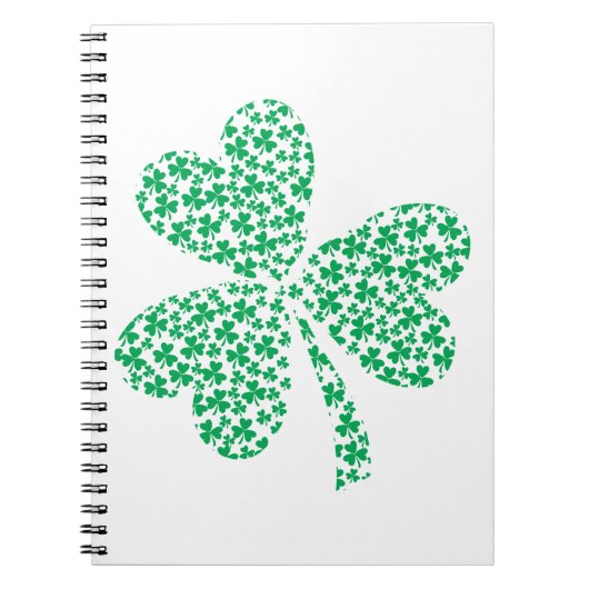 Sharmocks für den St. Patrick's Day Notizblock (Vorderseite)