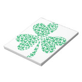 Sharmocks für den St. Patrick's Day Notizblock (Rotiert)