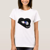 Sharnias Lippenkuba-T - Shirt (schwarze Lippen) (Vorderseite)