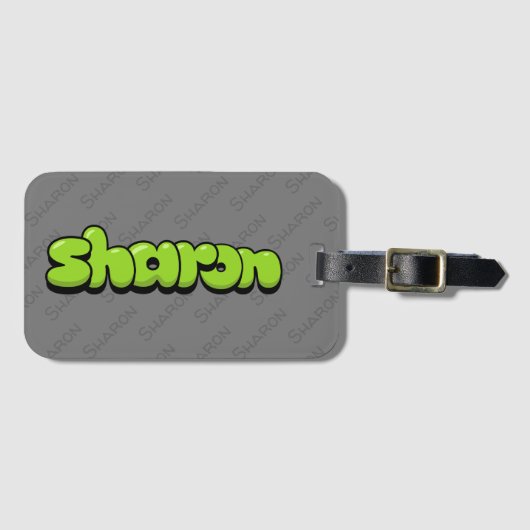 Sharon Luggage Tag Gepäckanhänger (Vorderseite (Horizontal))