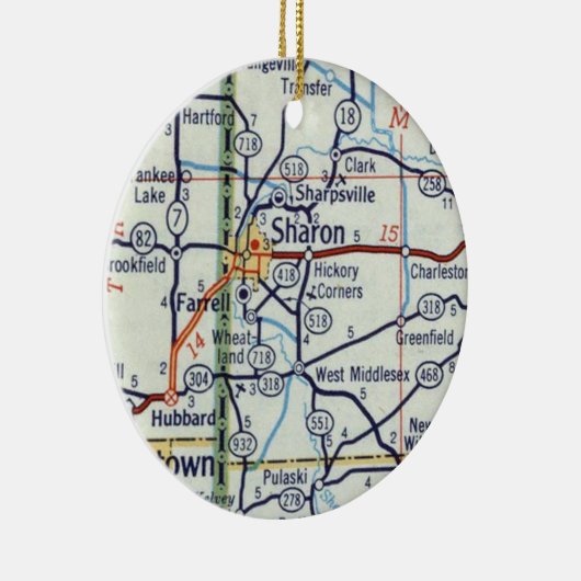 Sharon PA Keramik Ornament (Rechts)