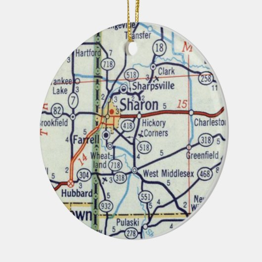 Sharon PA Keramik Ornament (Links)