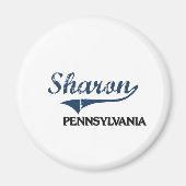 Sharon Pennsylvania City Classic Magnet (Vorne)