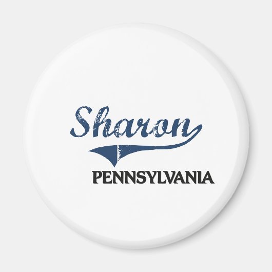 Sharon Pennsylvania City Classic Magnet (Vorne)
