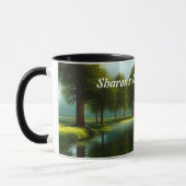 Sharon's Morgenkaffee Personalisiert anpassbar Tasse (Links)