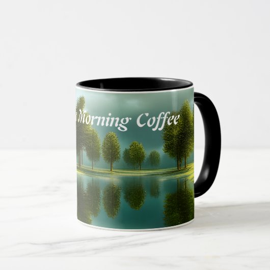 Sharon's Morgenkaffee Personalisiert anpassbar Tasse (VorderseiteRechts)