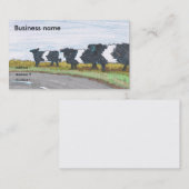 Sharp Bend im Cartoon Visitenkarte (Vorne/Hinten)