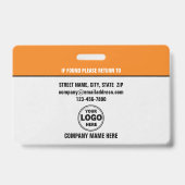 Sharp & Beruflich: Benutzerdefinierte Sicherheitsh Ausweis (Rückseite)