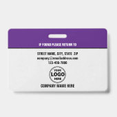 Sharp & Beruflich: Benutzerdefinierte Sicherheitsh Ausweis (Rückseite)