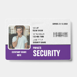 Sharp & Beruflich: Benutzerdefinierte Sicherheitsh Ausweis