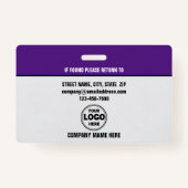 Sharp & Beruflich: Benutzerdefinierte Sicherheitsh Ausweis (Rückseite)