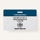 Sharp & Beruflich: Benutzerdefinierte Sicherheitsh Ausweis (Rückseite)