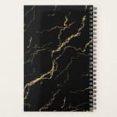 Sharp Black and Gold Marmor Planer (Rückseite)