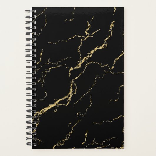 Sharp Black and Gold Marmor Planer (Vorderseite)
