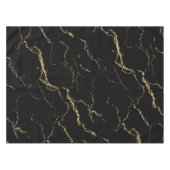 Sharp Black and Gold Marmor Tischdecke (Vorderseite (Horizontal))