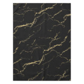 Sharp Black and Gold Marmor Tischdecke (Vorderseite)
