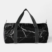 Sharp Black und Silver Marble Duffle Bag (Rückseite)