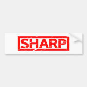 Sharp-Briefmarke Autoaufkleber (Vorne)