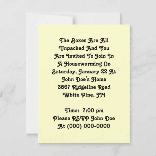 Sharp Dapper Snapper Party Einladung (Rückseite)