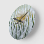 Sharp-Dick-Blume Runde Wanduhr (Winkel)