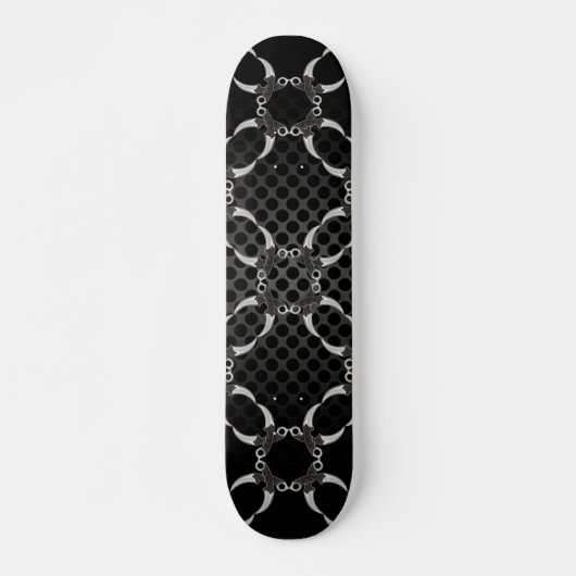 Sharp Edges Curved Blades Skateboard (Vorne)
