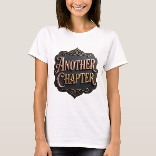 Sharp Gold ANOTHER CHAPTER Design T-Shirt (Vorderseite)