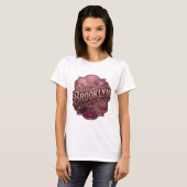 Sharp Gold BROOKLYN Zitat-Shirt T-Shirt (Vorne ganz)
