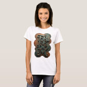 Sharp Gold FREEDOM Slogan T-Shirt (Vorne ganz)