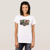 Sharp Gold ITALY Text Design T-Shirt (Vorne ganz)