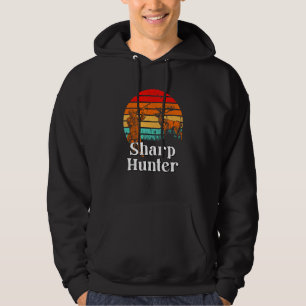 Sharp Hunter Vatertag Jagd Eltern Tier Sch Hoodie