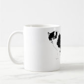 Sharp Ink Cat bringt kühnes Calm zu den Morgen Kaffeetasse (Links)