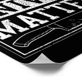 Sharp Knives - Funny Chef Gift Cooking Shirt Poster (Ecke)