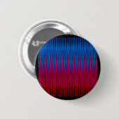 Sharp Lines of Yin Yang Abstraction Art Design Button (Vorne & Hinten)
