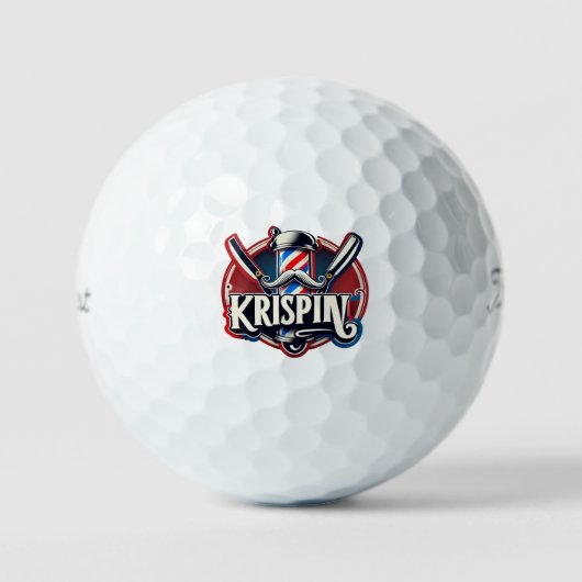 "Sharp-Logo für Barbers" Golfball (Vorderseite)