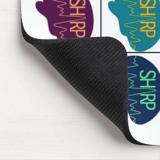 SHARP Multi color Mouse pad Mousepad (Ecke)