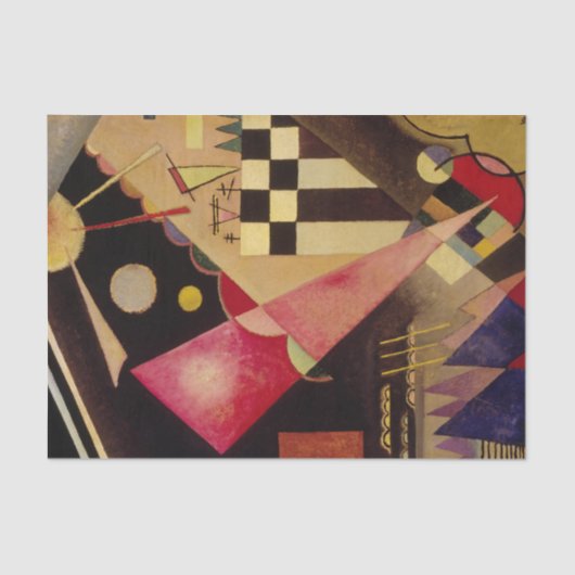 Sharp Pink von Wassily Kandinsky Seidenpapier (Vorderseite)