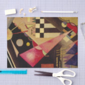 Sharp Pink von Wassily Kandinsky Seidenpapier (Handwerk)