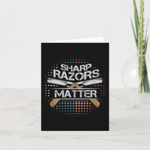 Sharp Razors Barbers Shop Shave Gift Karte
