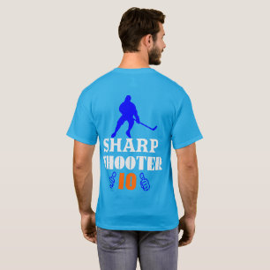 🏆 👍 Sharp Shooter 10 American Men's Classic Basi T-Shirt