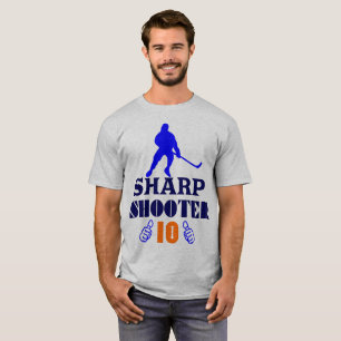 🏆 👍 Sharp Shooter 10 American Men's Classic Basi T-Shirt
