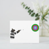 Sharp Shooting Tom Cat Postkarte (Stehend Vorderseite)