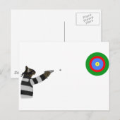 Sharp Shooting Tom Cat Postkarte (Vorne/Hinten)