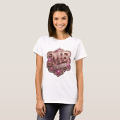 Sharp Silver ME EST 2004 Text Design T-Shirt (Vorne ganz)