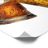 Sharp Silver PROST AUF GUTE GESUNDHEIT Poster (Ecke)